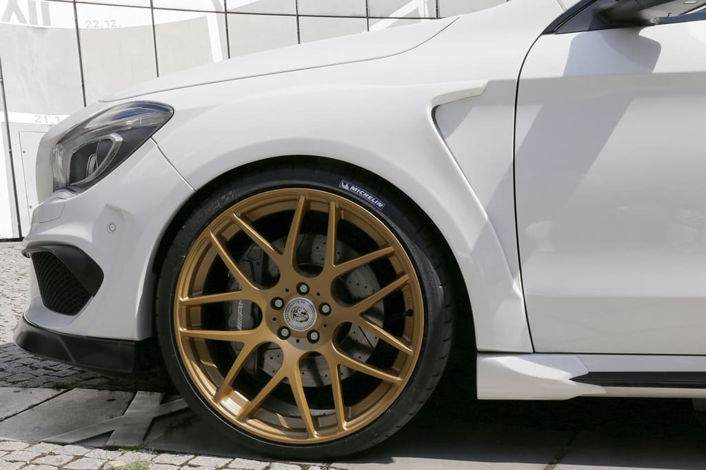 2015 Mercedes-Benz CLA-Class with 20x8.5 Loewenstein wheels