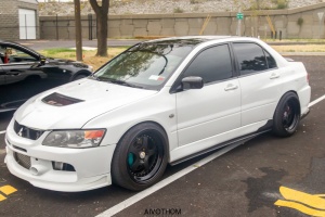 2004 Mitsubishi Lancer Evolution with 18x10 CCW LM5 wheels
