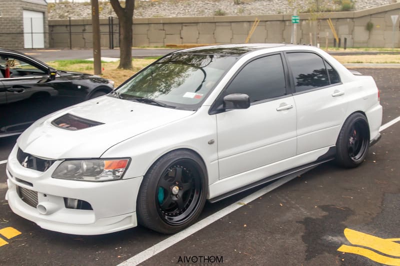 2004 Mitsubishi Lancer Evolution with 18x10 CCW LM5 wheels