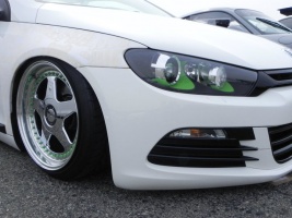 2009 Volkswagen Scirocco with 18x9.75 O.Z. Futura III wheels
