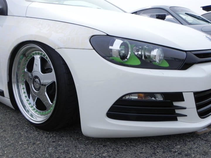 2009 Volkswagen Scirocco with 18x9.75 O.Z. Futura III wheels