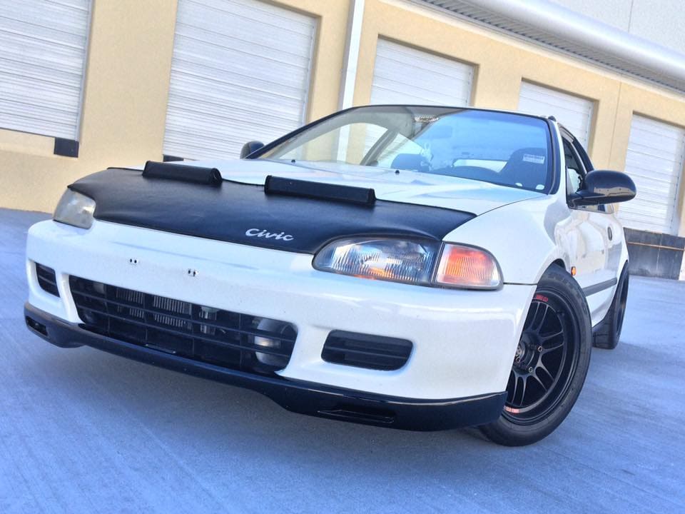 1996 Honda Civic with 15x8 Enkei RPF1 wheels