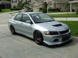 2006 Mitsubishi Lancer Evolution with 17x9 Work Emotion CR Kai wheels