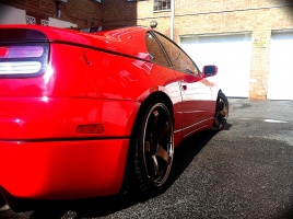 1994 Nissan 300ZX 2-seat with 18x9.5 Rota P45R wheels