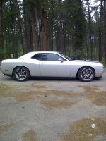 2009 Dodge Challenger with 20x9 USW Stiletto wheels