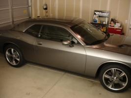 2008 Dodge Challenger with 20x8.5 Boss 338 wheels