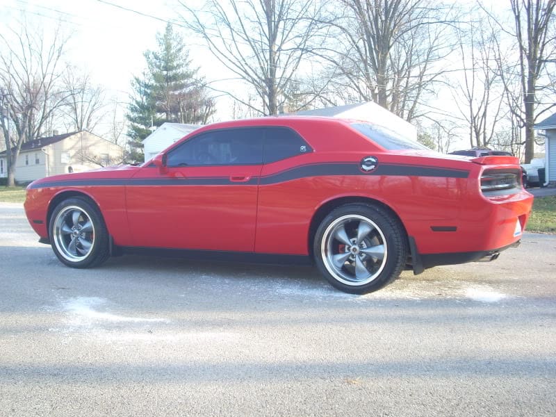 2009 Dodge Challenger with 20x8.5 Amer Racing wheels