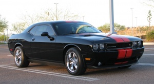 2009 Dodge Challenger with 18x8 Boss 338 wheels