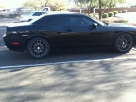 2009 Dodge Challenger with 20x8.5 TSW Nurburgring wheels