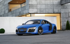 2017 Audi R8 with 20x9.5 WheelsandMore F.I.W.E. wheels