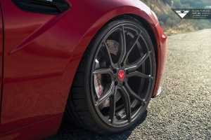 2016 BMW M6 with 21x9.5 Vorsteiner VFF-103 wheels