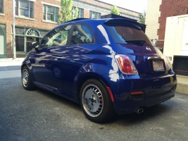 2013 FIAT 500 with 15x7 Ronal R10 Turbo wheels