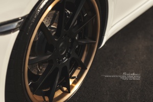 2016 Porsche 911 with 21x9 Brixton R10D Targa wheels