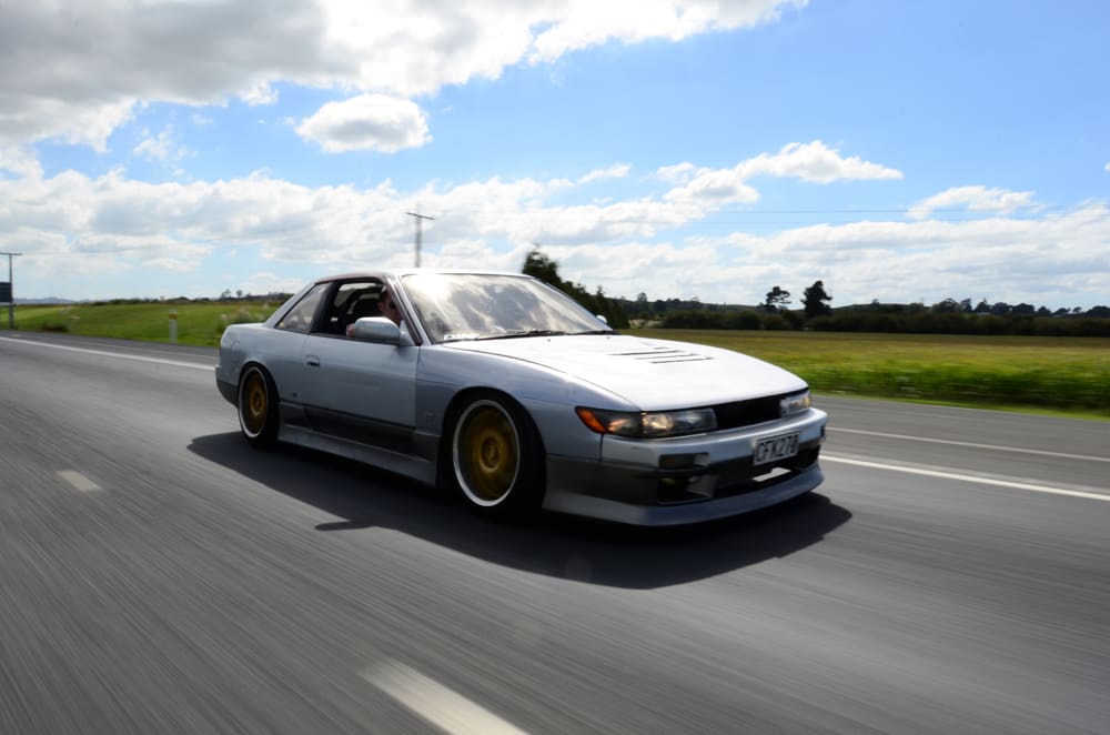 1988 Nissan S13 with 17x9 Advan SA3R wheels