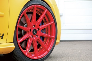 2008 Volkswagen R32 with 19x8.5 Elegance E 1 wheels