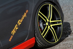 2015 Volkswagen Golf with 20x9 MR Racing MR14 wheels