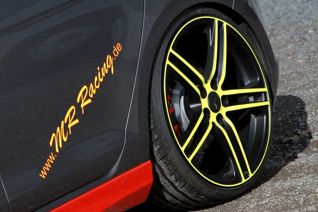2015 Volkswagen Golf with 20x9 MR Racing MR14 wheels