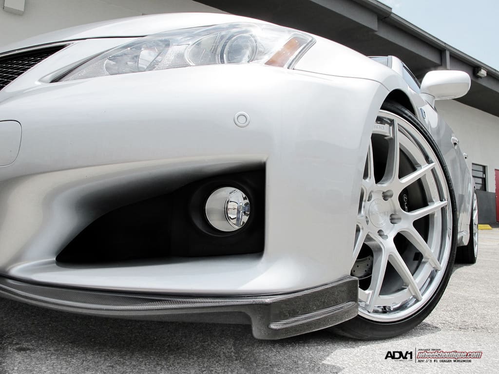 2014 Lexus IS-F with 20x9.5 ADV5.0 Track Spec wheels