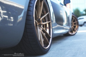 2015 Audi R8 with 20x9 Brixton M53 Targa wheels