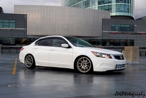 2008 Honda Accord with 18x8 WedsSport TC105n wheels