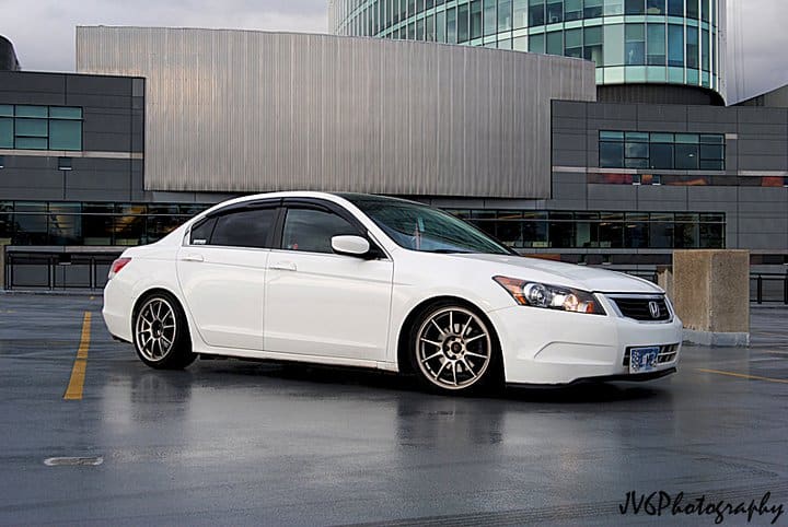 2008 Honda Accord with 18x8 WedsSport TC105n wheels