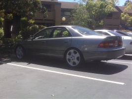 2002 Lexus ES 300 with 18x8 OEM Lexus SC430 wheels