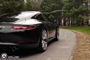 2015 Porsche 911 with 20x8.5 PUR 4OUR wheels