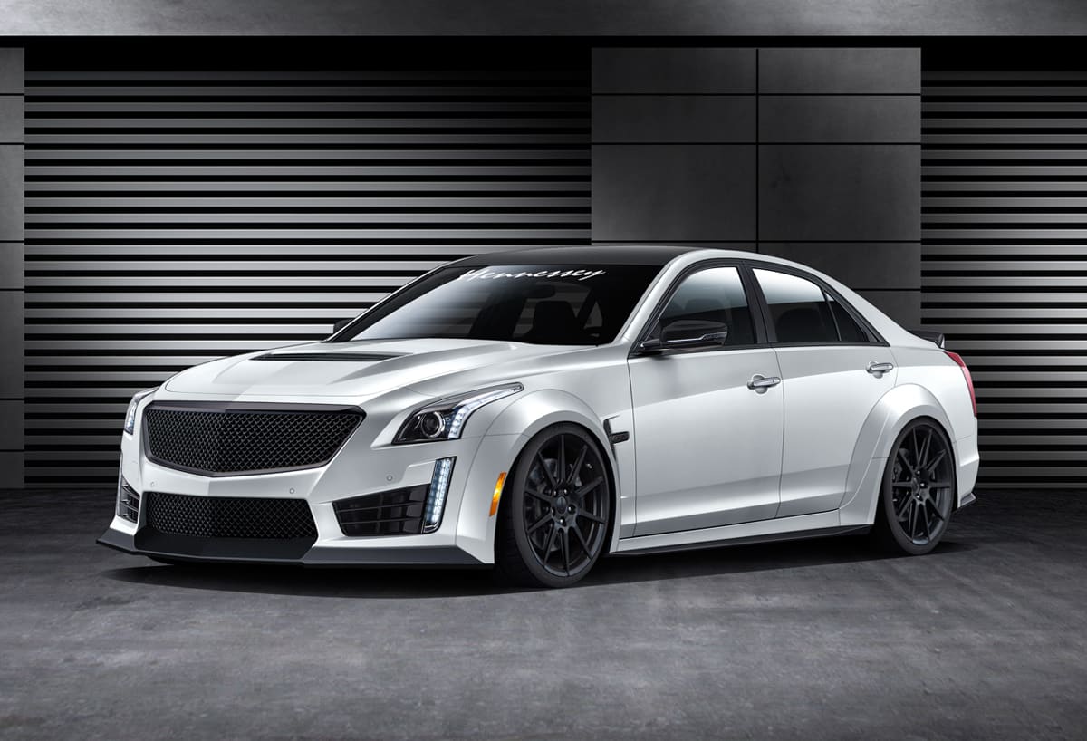 2016 Cadillac CTS-V with Hennessey wheels
