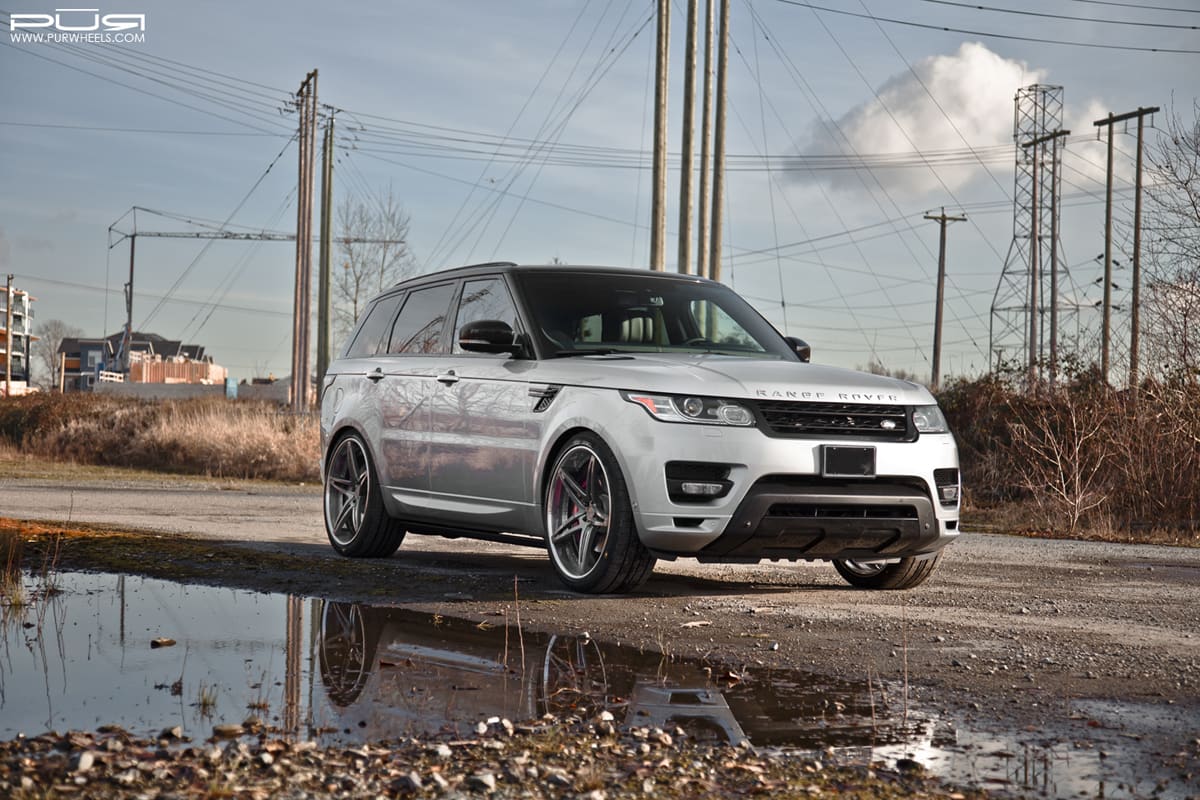2015 Land Rover Range Rover Sport with 24x10 PUR LX17 wheels