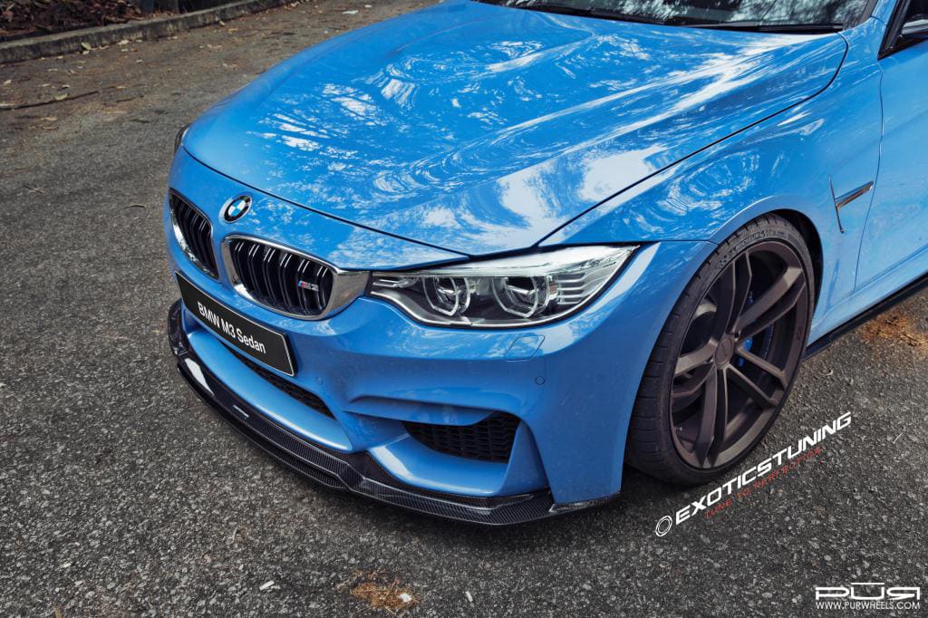 2015 BMW M3 with 20x9 PUR RS07 wheels