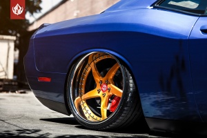 2014 Dodge Challenger with 22x9 VIP Modular VR15 wheels