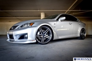 2014 Lexus IS-F with 20x9 Rohana RC5 wheels