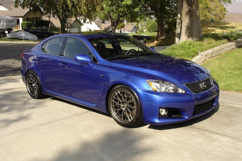 2012 Lexus IS-F with 19x9.5 DPE CS20s wheels