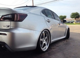 2014 Lexus IS-F with 20x9.5 HRE 545r wheels