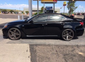 2014 Lexus IS-F with 20x9 Vossen CV3 wheels