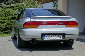 1990 Nissan S13 with 17x8 BBS R32 V-Spec Wheels wheels