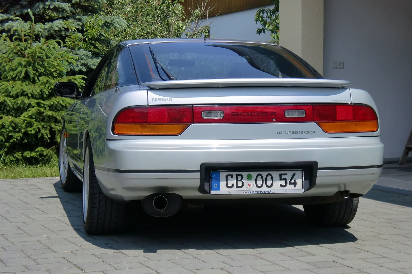 1990 Nissan S13 with 17x8 BBS R32 V-Spec Wheels wheels
