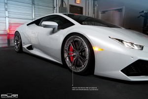2015 Lamborghini Huracan with 20x9 PUR LX10 wheels