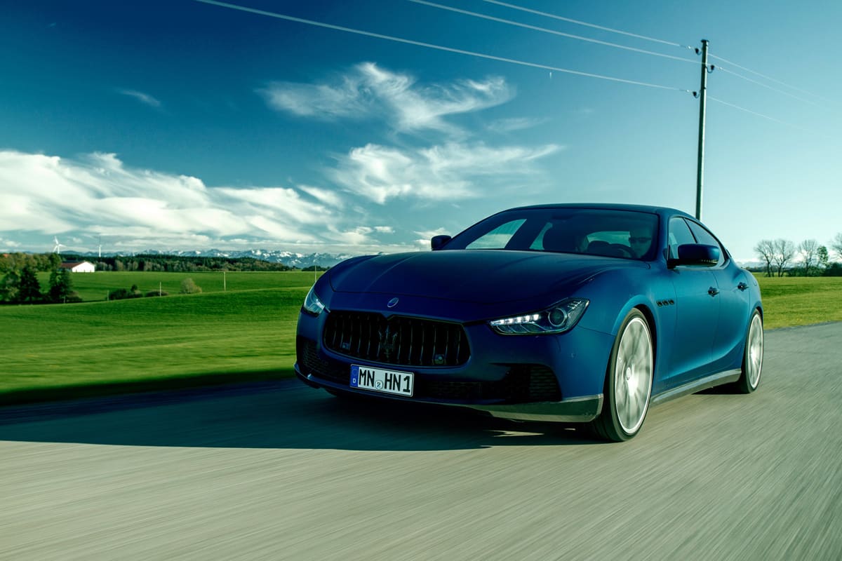 2016 Maserati Ghibli with 1-Piece NM1 wheels