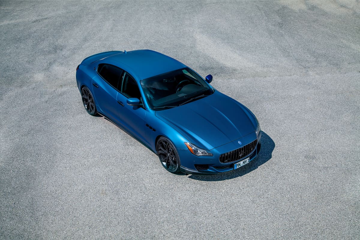 2016 Maserati Quattroporte with 22x9 Novitec Tridente NM1 wheels