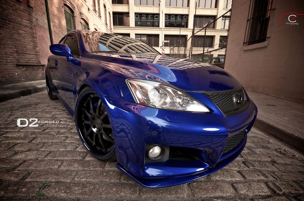 2014 Lexus IS-F with 20x9.5 D2Forged FMS05 wheels