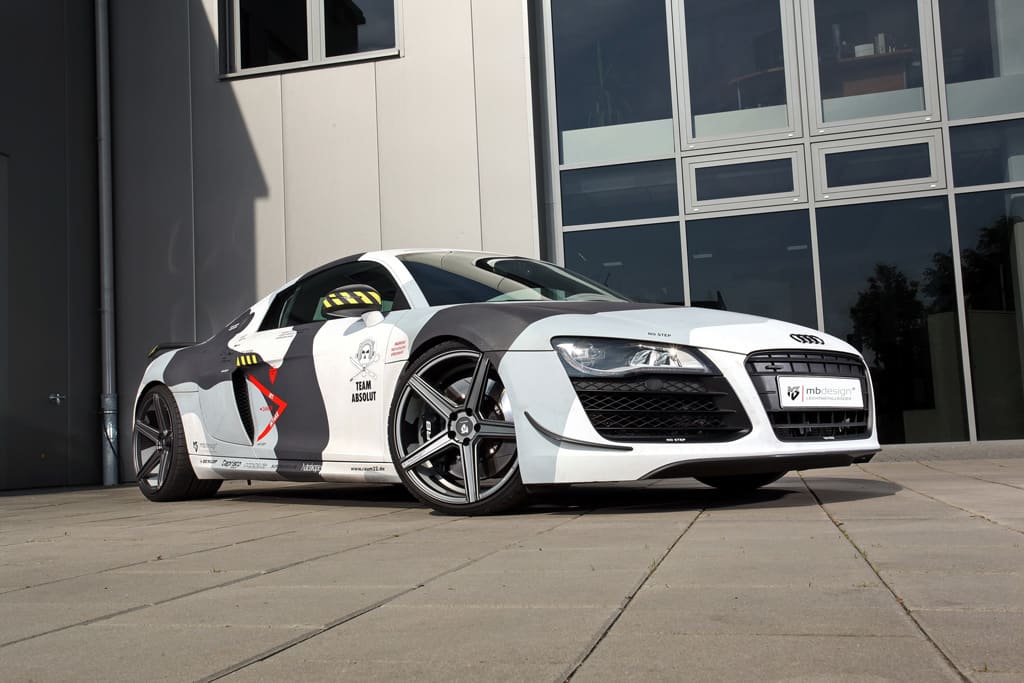 2015 Audi R8 with 20x9 MB Design KV1 wheels