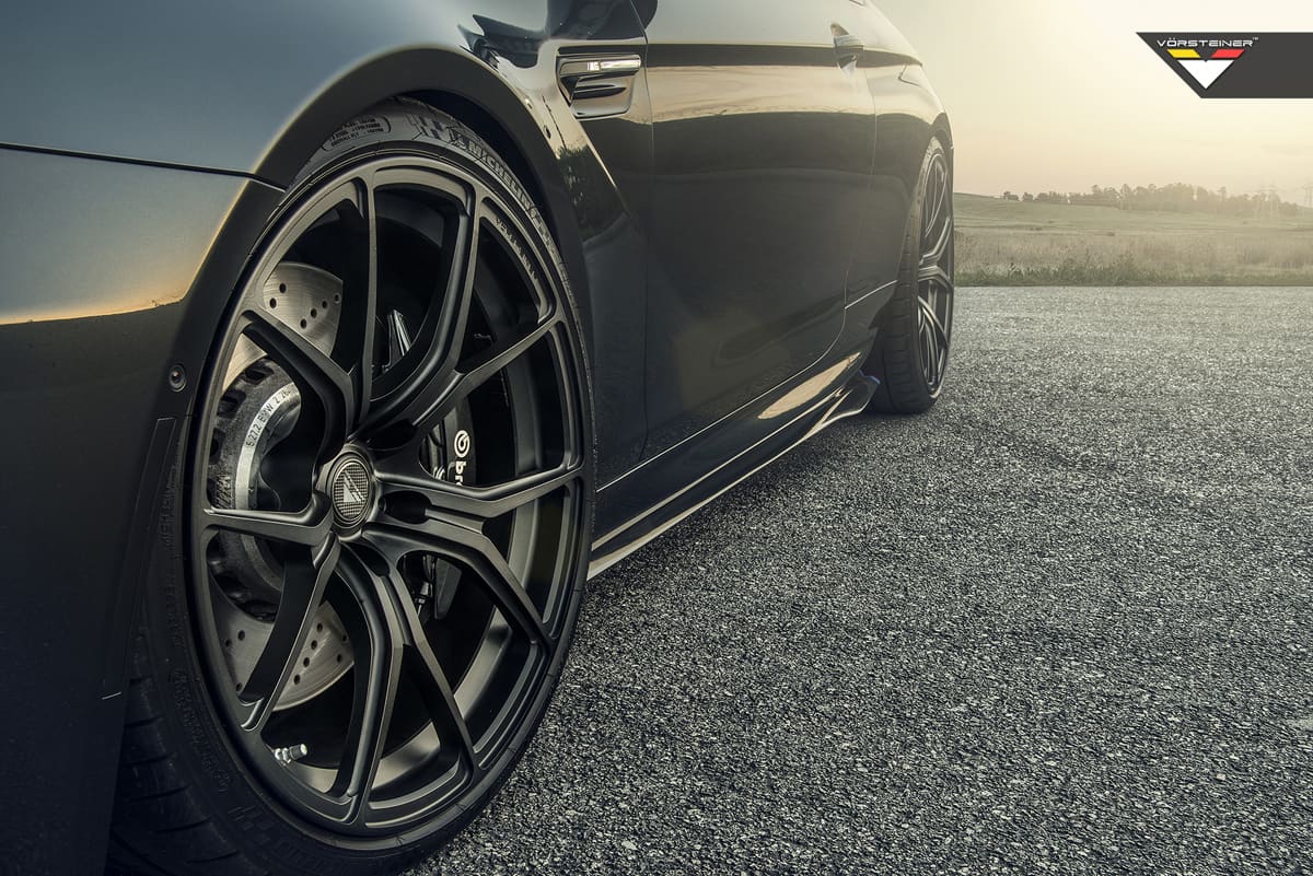2015 BMW M6 with 21x9.5 Vorsteiner VSE-003 wheels
