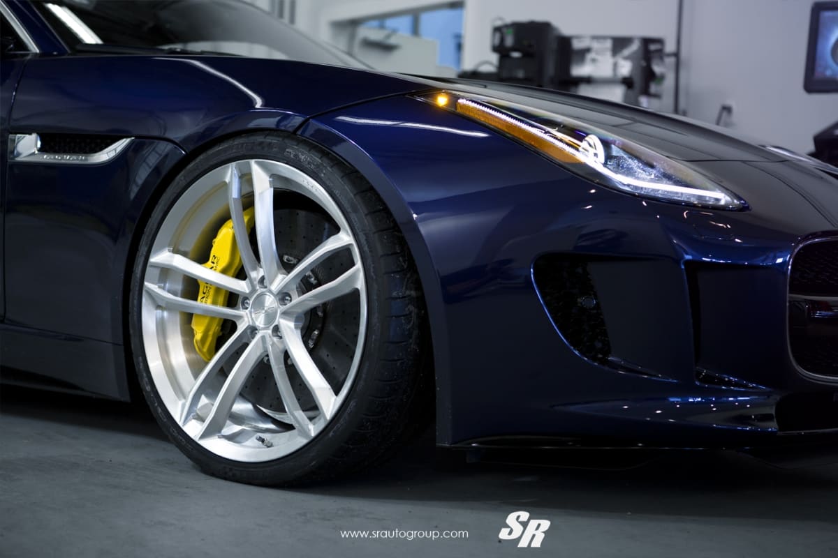 2015 Jaguar F-TYPE with 21x9 PUR RS07 wheels