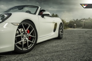 2016 Porsche Boxster with 20x8.5 Vorsteiner V-FF 101 wheels