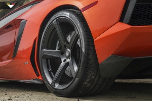 2015 Lamborghini Aventador with 20x9 Vorsteiner VSE-005 wheels