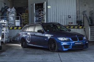 2010 BMW 335 with 20x9 Diewe Impatto wheels
