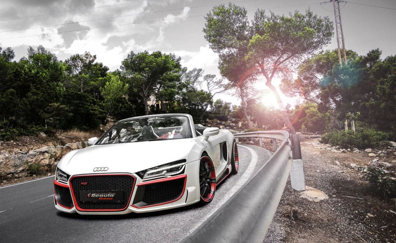 2015 Audi R8 with 20x8.5 Oxigin Oxrock wheels