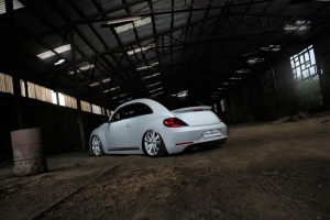 2014 Volkswagen Beetle with 19x8 wheels