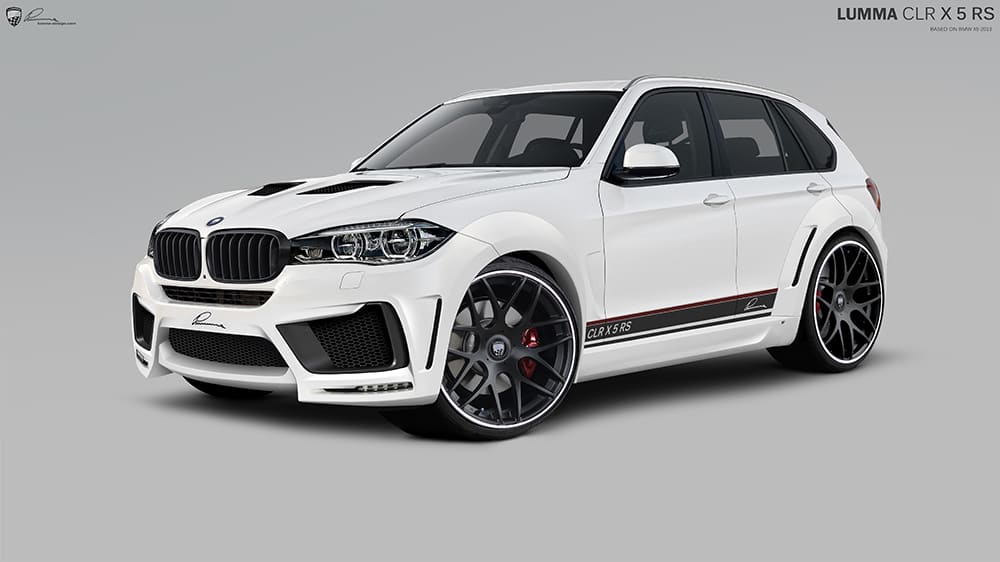 2014 BMW X5 with 23x11 LUMMA 23 CLR GT wheels